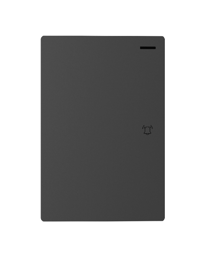 Llave pulsador Macroled Milan gris